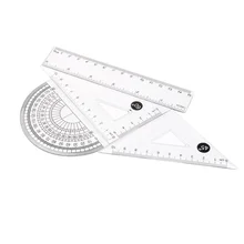 

Advertising Ruler, 15cm, 4 Pack Ruler Sets Student Office Drawing Ruler Transparent Plastic Ruler