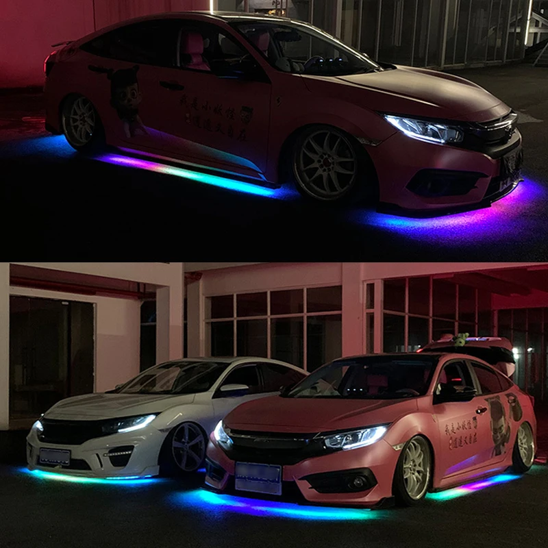 Rgb Led Lights Underbody Neon Strip Underglow Light Kit For Can-Am Pol –  Dynamic Performance Tuning