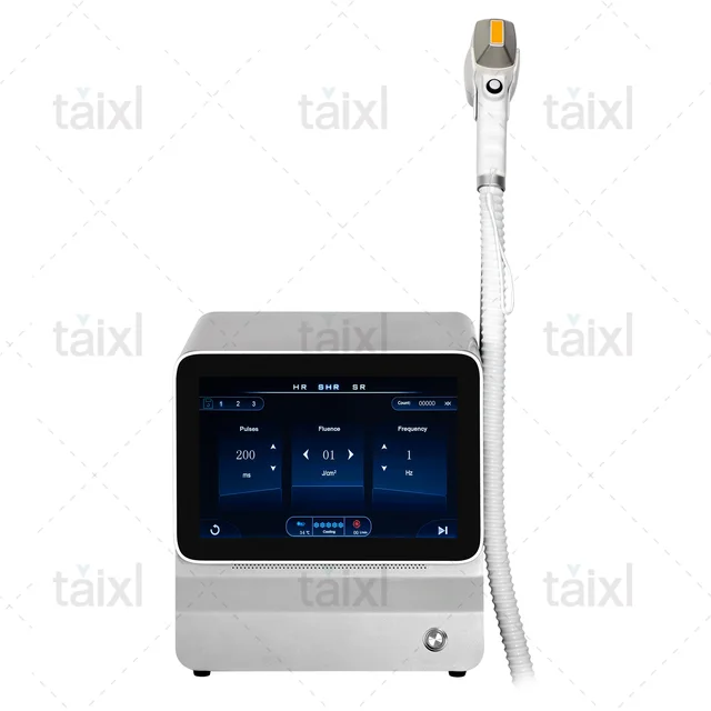 Dispositivo portatile 808 755 alessandrite Macchina per la depilazione del corpo con laser al titanio a diodi professionali permanenti a 3 onde 2