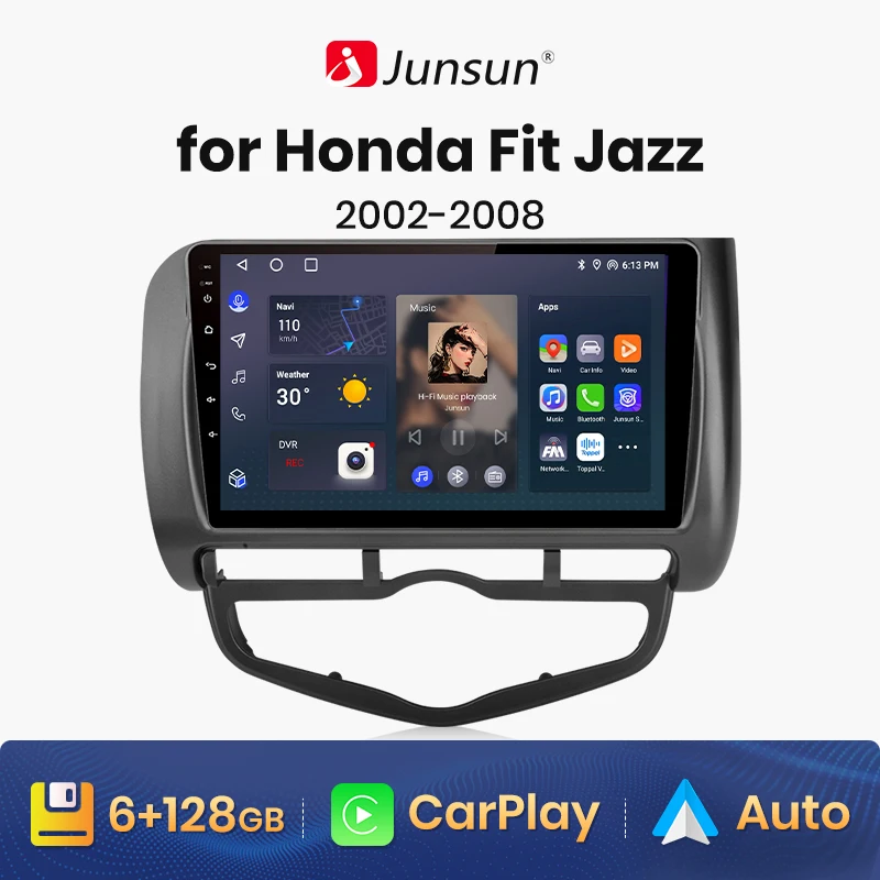 

Автомагнитола Junsun V1 для Honda Fit Jazz 2002-2008, 4G, GPS