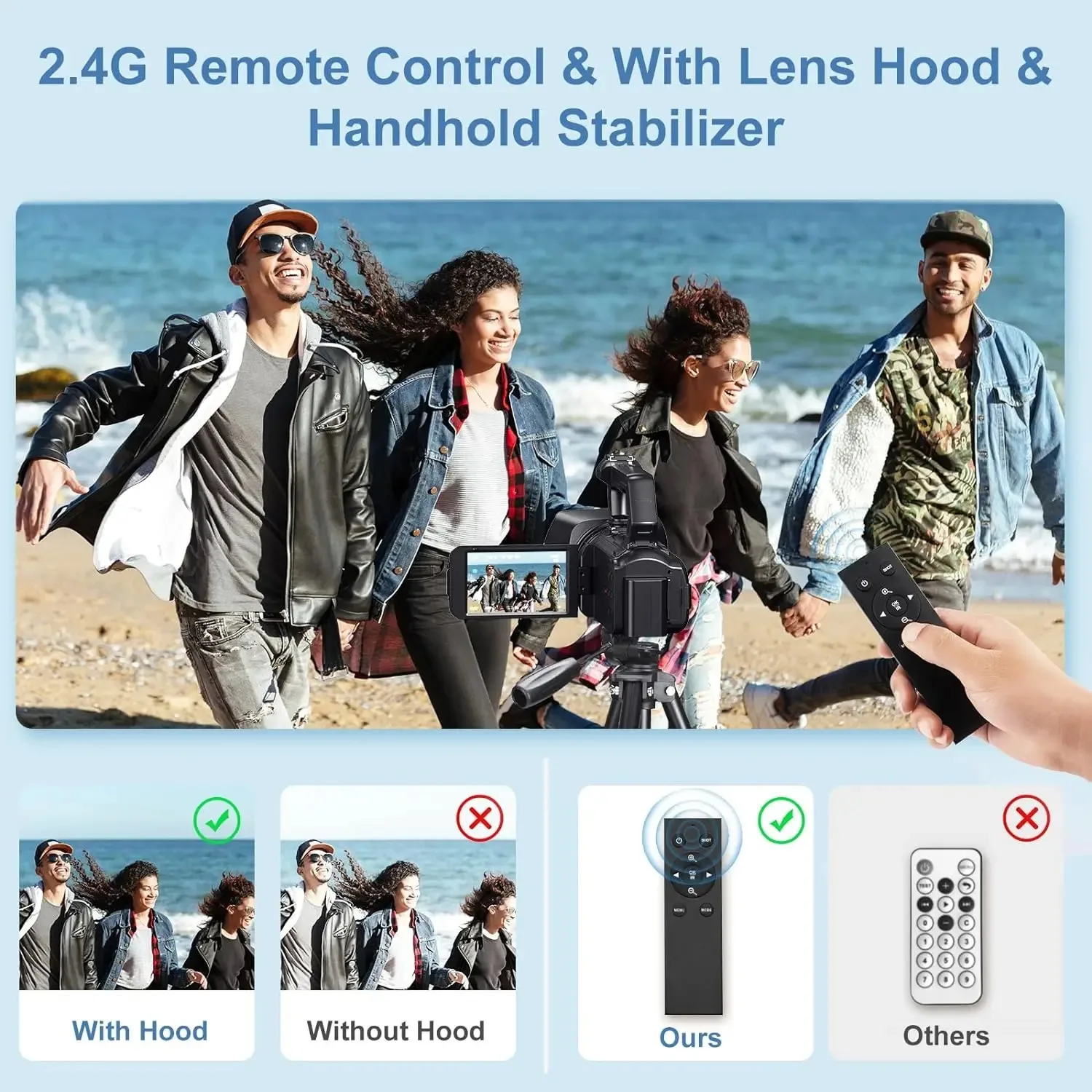 4K YouTube Streaming Camera with Touchscreen 6