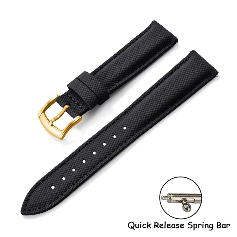 New Coated Sailcloth Strap 18/19/20/22mm Sport Fabric Waterproof WristBand Universal Accessories For Smart Watch Huawei/Samsung - Image 7