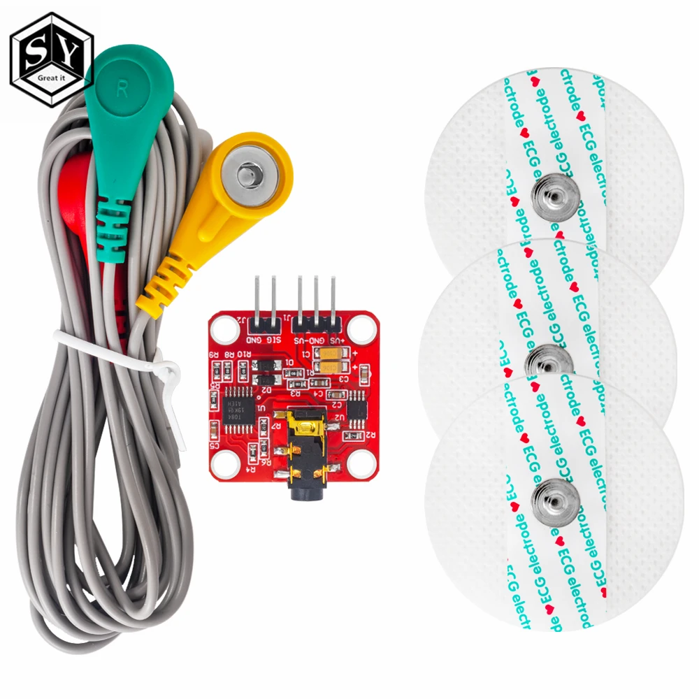Spier-Elektrische-Sensormodule-Spier-Analoog-Signaal-Emg-Raw-Signal ...