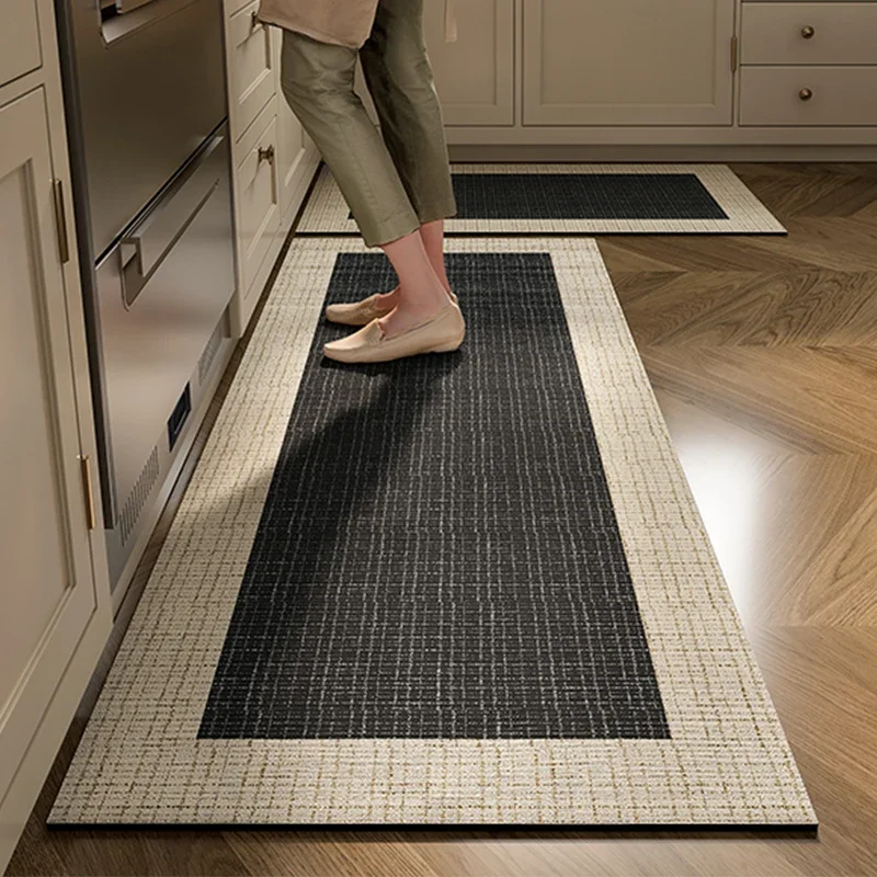 

Kitchen Carpet Absorbent Floor Mats Non-slip Diatom Mud Mat Bath Laundry Room Comedor Long Strip Rug 주방 바닥 매트 Tapetes De Cocina