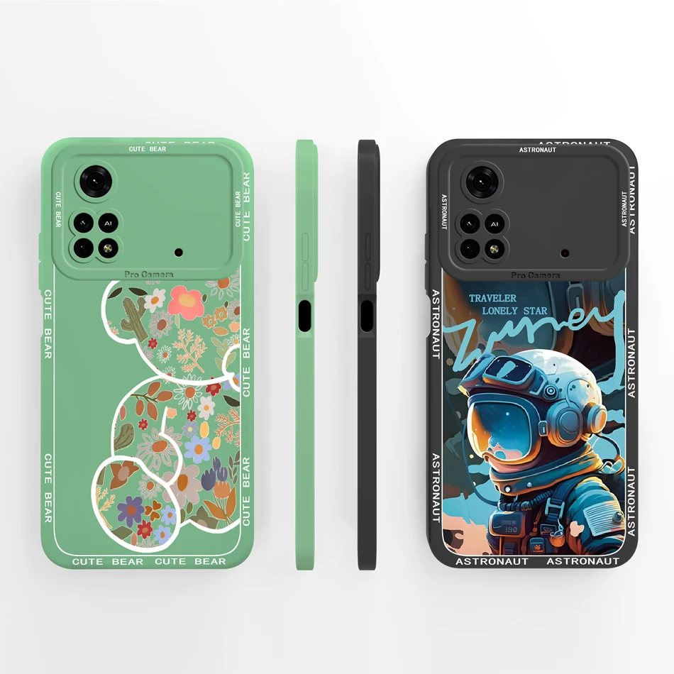 Premium Liquid Silicone Shockproof Back Cover with Camera Protection