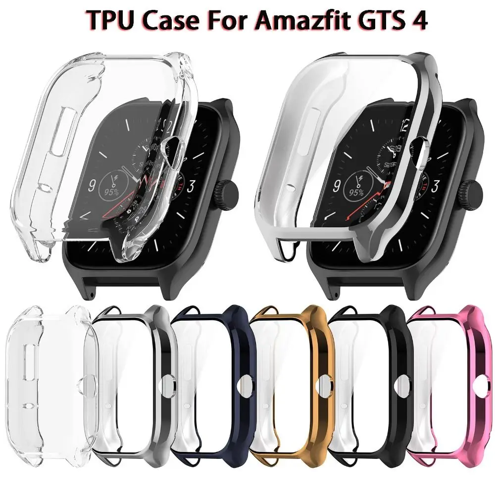 

Полноразмерное защитное покрытие из ТПУ для Amazfit GTS 4, защитный бампер, защита экрана, аксессуары для часов