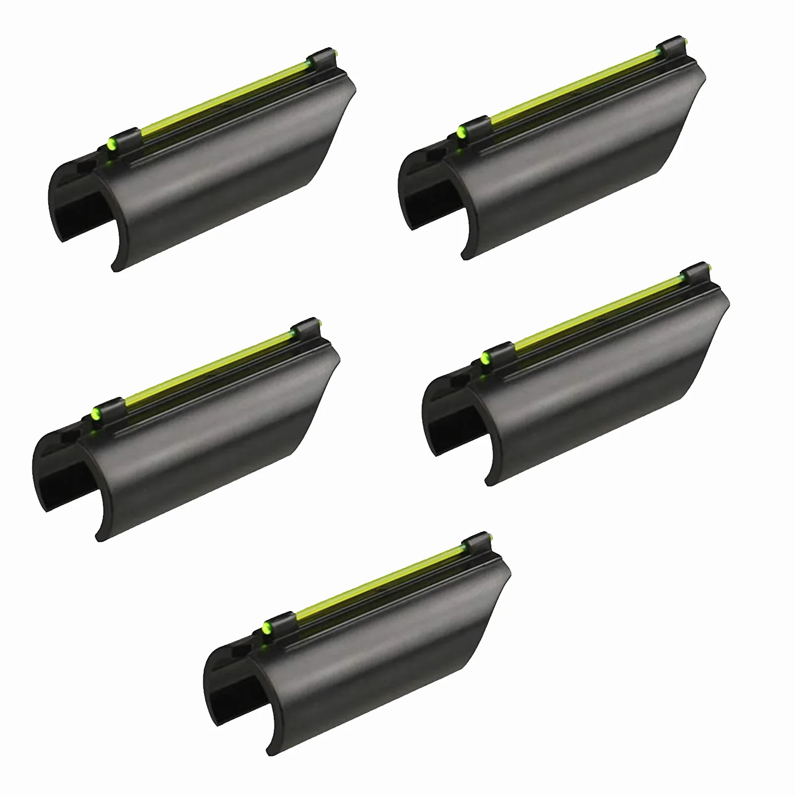 Low-Profile Imitation-Metal Construction Glo Dot II Universal Fiber Optic Sight for Plain Barrel Shotgun 12 & 20 Ga Green