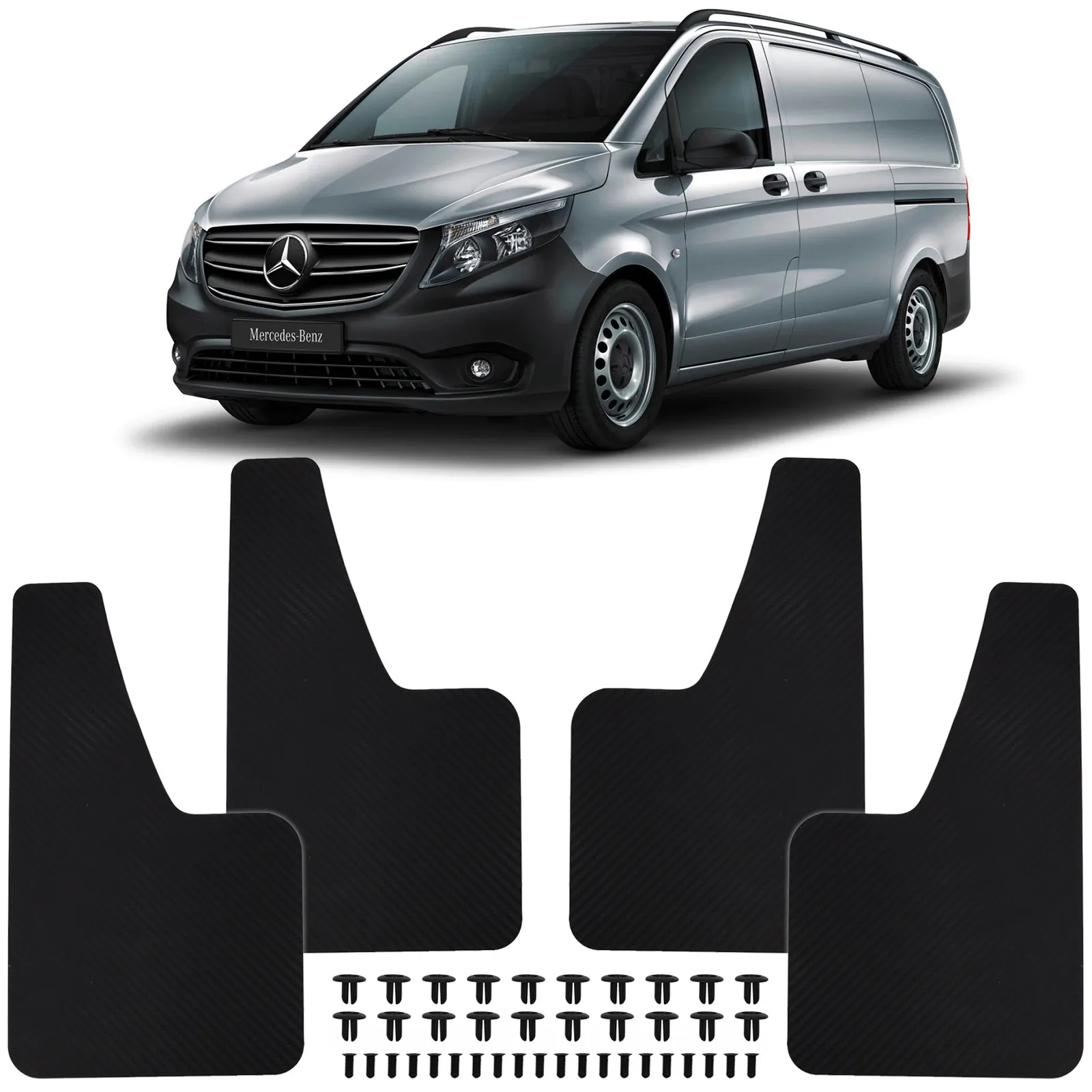 Paraspruzzi In Fibra Di Carbonio Paraspruzzi Per Mercedes Vito W638 W639 W447 Viano Evito Viano Classe V Mk1 Mk2 Mk3 Paraspruzzi Paraspruzzi