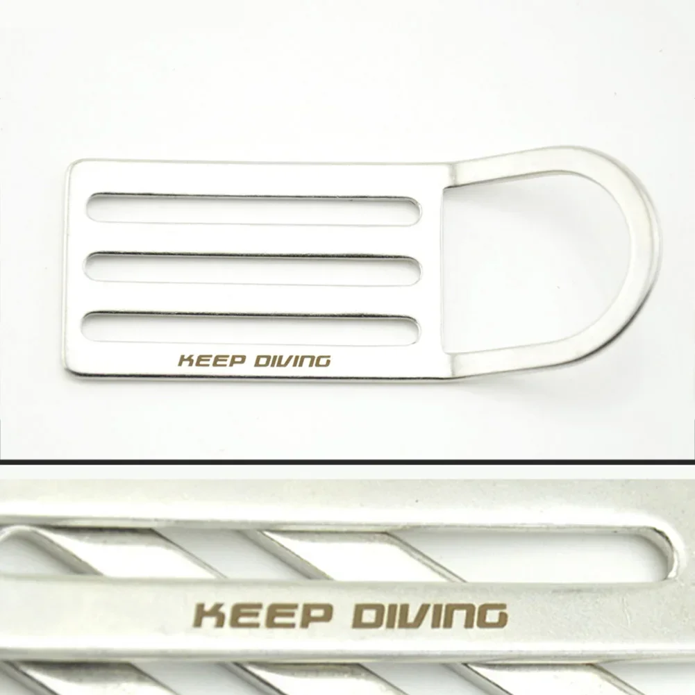 Scuba Diving 316 Stainless Steel Weight Belt Keeper Bent D Ring Weight Belt Keeper Bent D Ring Scuba Diving Accessories Scuba Diving Belt Keeper
