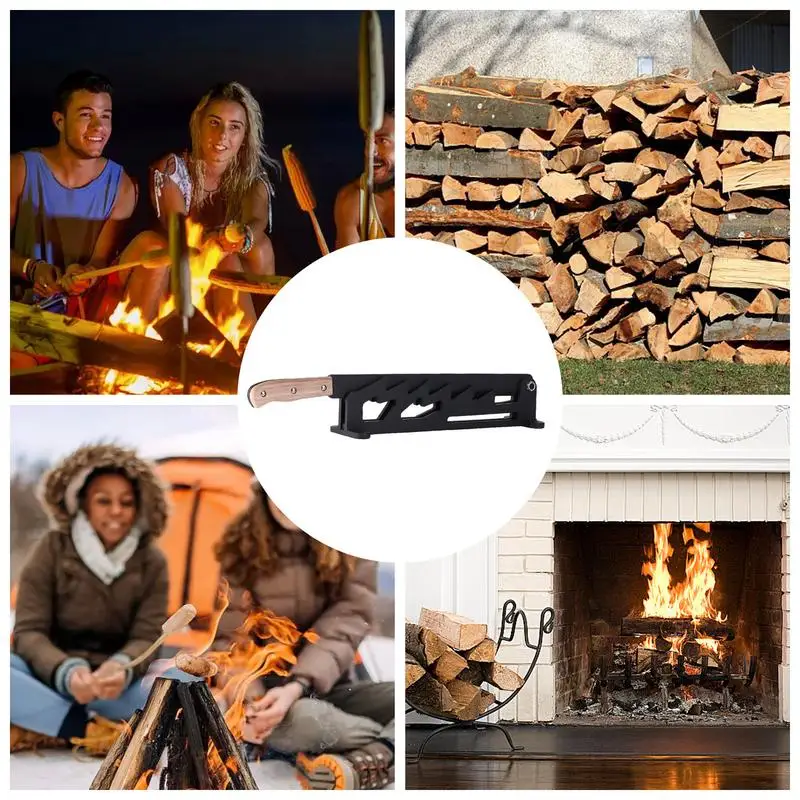 Wall Mounted Firewood Splitter Kindling Splitter For Wood Easy To Use Ergonomic Heavy Duty Portable Maul Wood Indoor