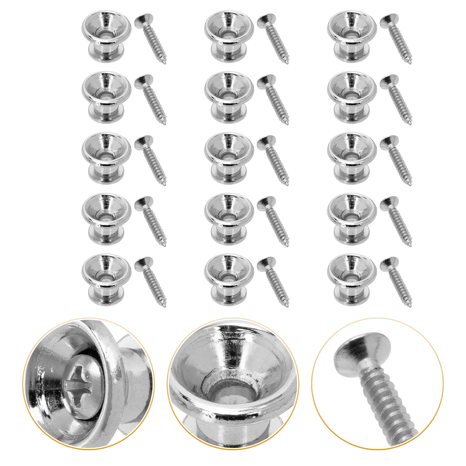 

Electric Guitar Strap Lock Studs Acoustic Guitar strap tail stud Guitar Strap Fixators Guitar Strap Buckle Locks Anti-slip
