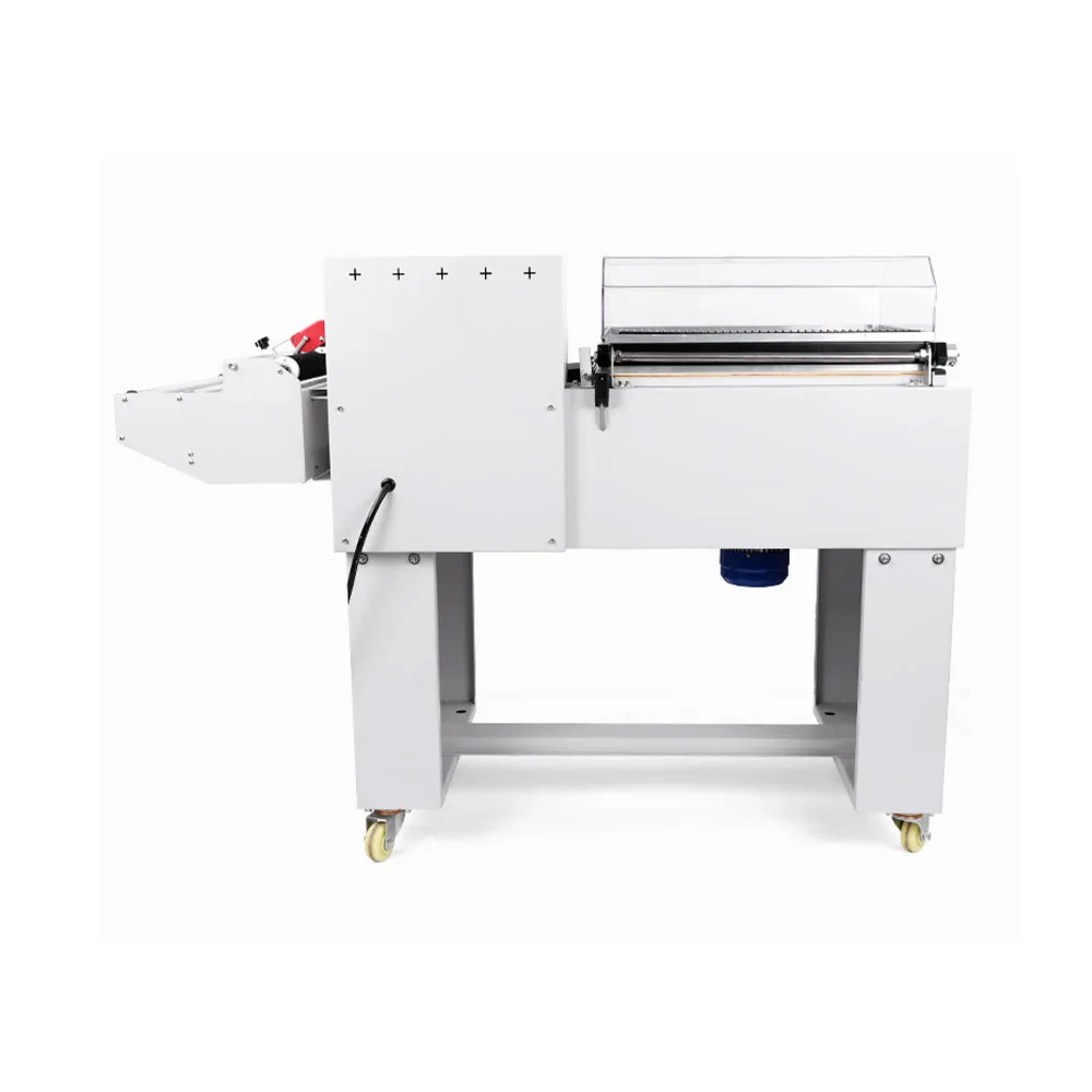 fm 5540 tunnel sealing packaging packing heat shrink wrapping machine automatic 2 in 1 plastic film 16pcs min 550 400 POF PE Film Manual Semi Automatic Carton Case Box L Bar Sealing Sealer Heat Shrink Tunnel Wrapping Packaging Machine