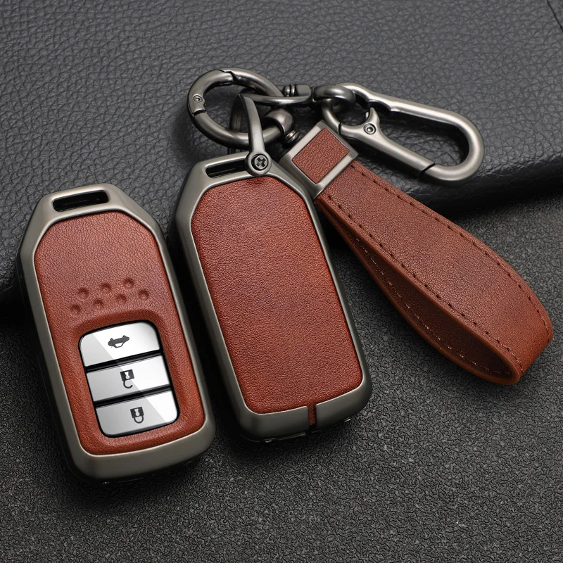 Zinc Alloy Remote Key Case Cover For Honda 19CRV Pilot Accord Civic Jazz Jade Fit HR-V Freed Keyless Entry Car Model key case cover,key case,remote control case cover