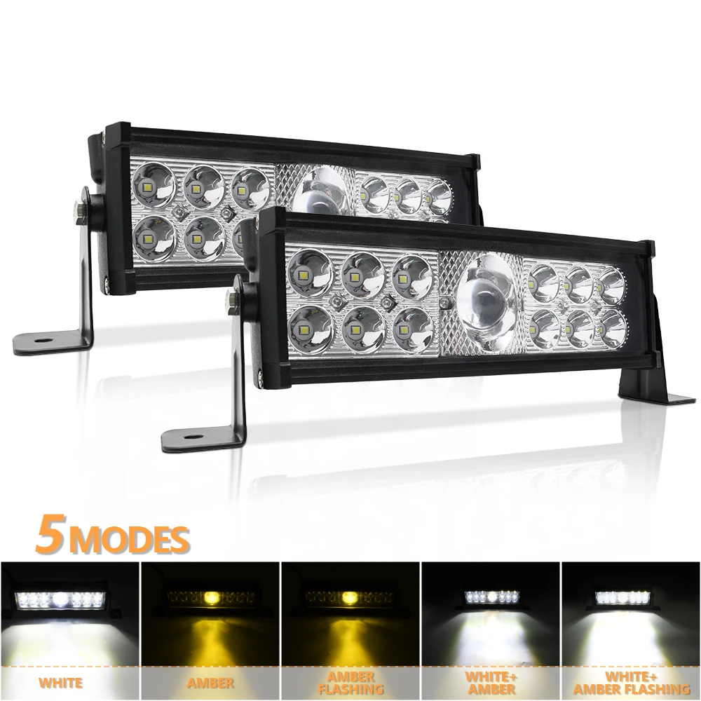 4X Super Bright 12-LED Bianco Auto Camion Emergenza Flash - Foto 5