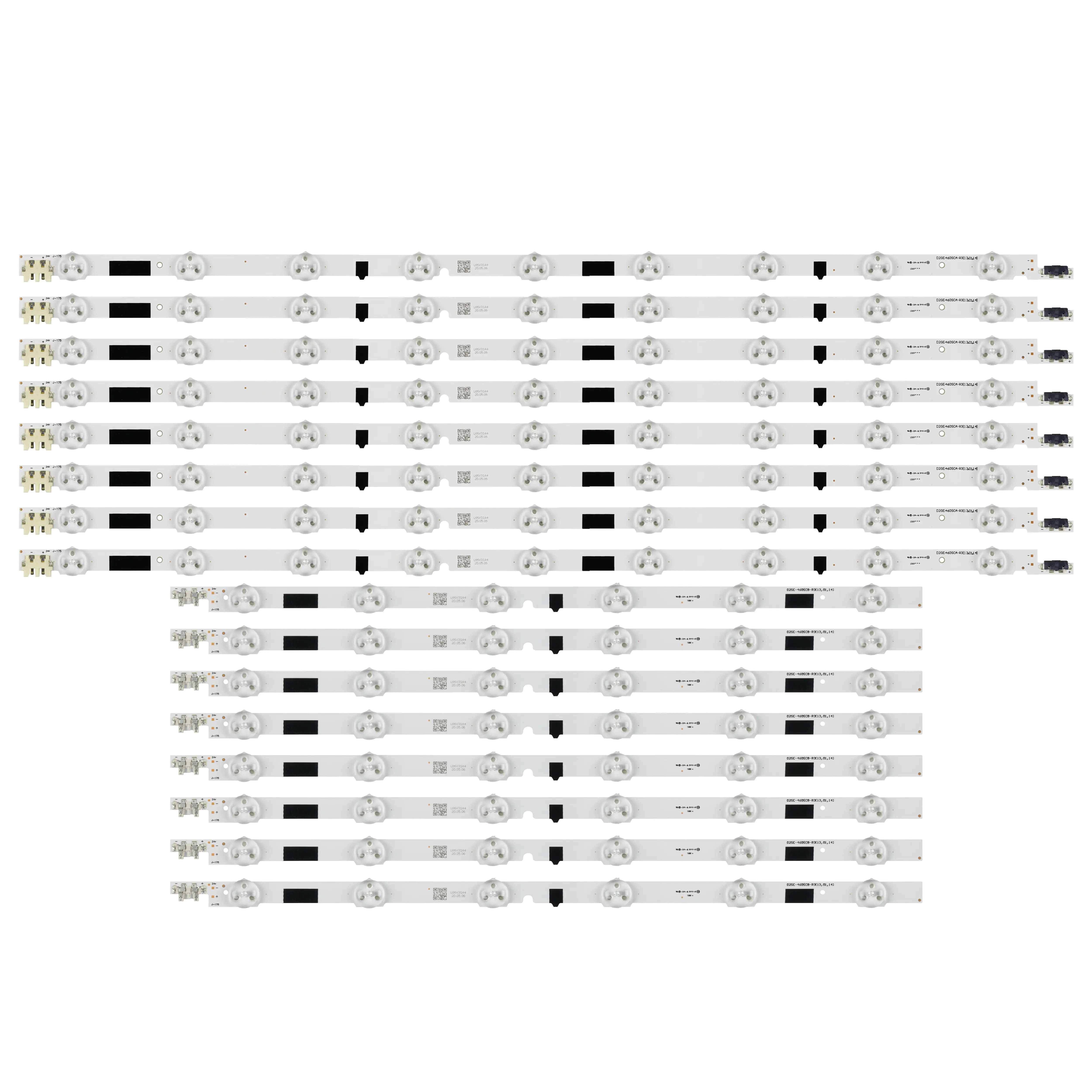 Tira Conduzida Luz de Fundo para Samsung tv Ue46f6510sb Ue46f6400aw Un46f6350 Un46f5000 Bn9625308a Bn96-25309a Bn96-25337a Bn4101971a