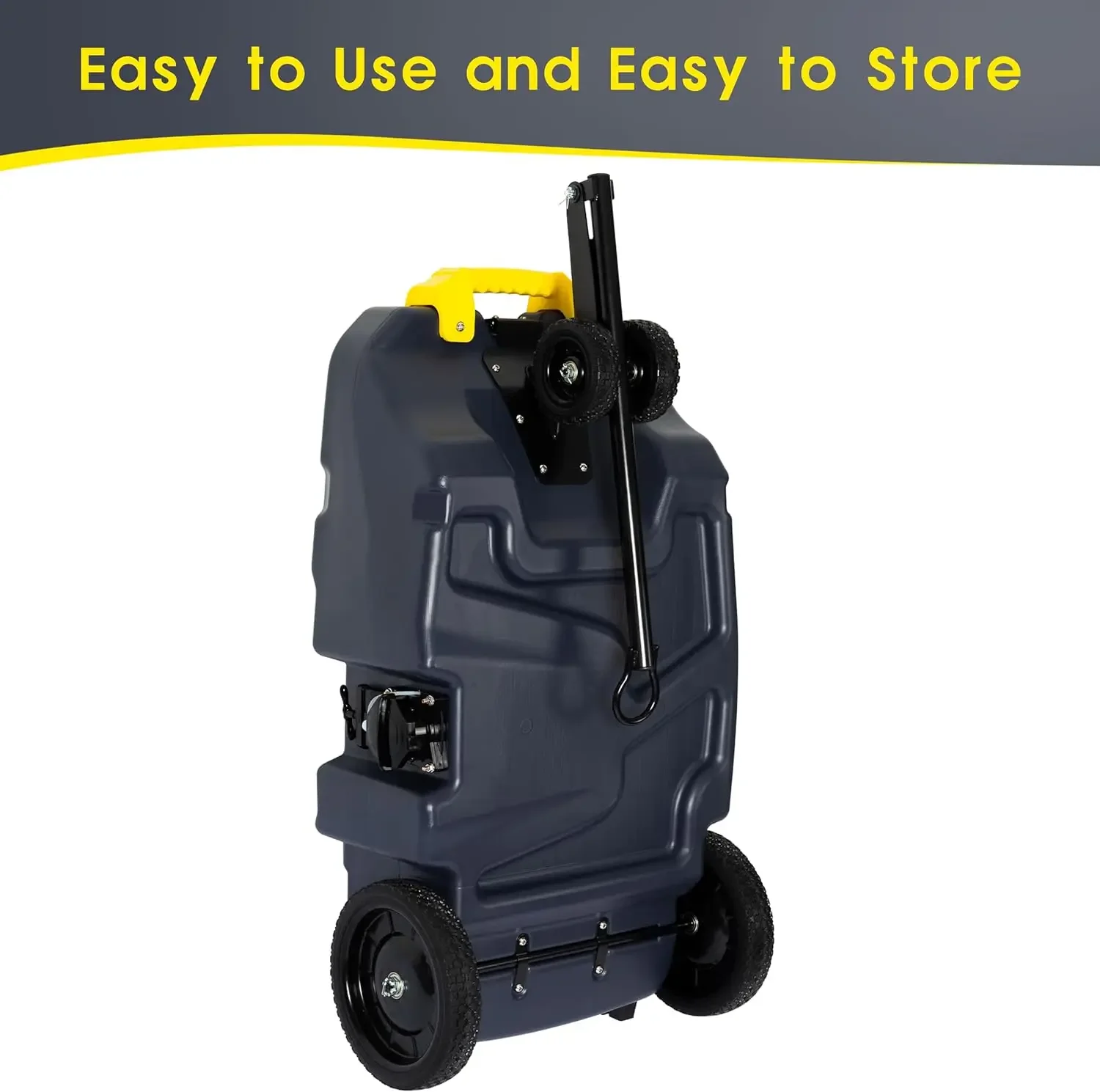 39 Gallon RV Portable Waste Tank 4 Wheel Tote Tank