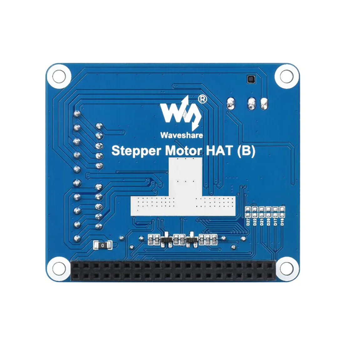 HRB8825 Stepper Motor HAT Support Raspberry Pi Series Board/Jetson Nano, Drives Two Stepper Motors
