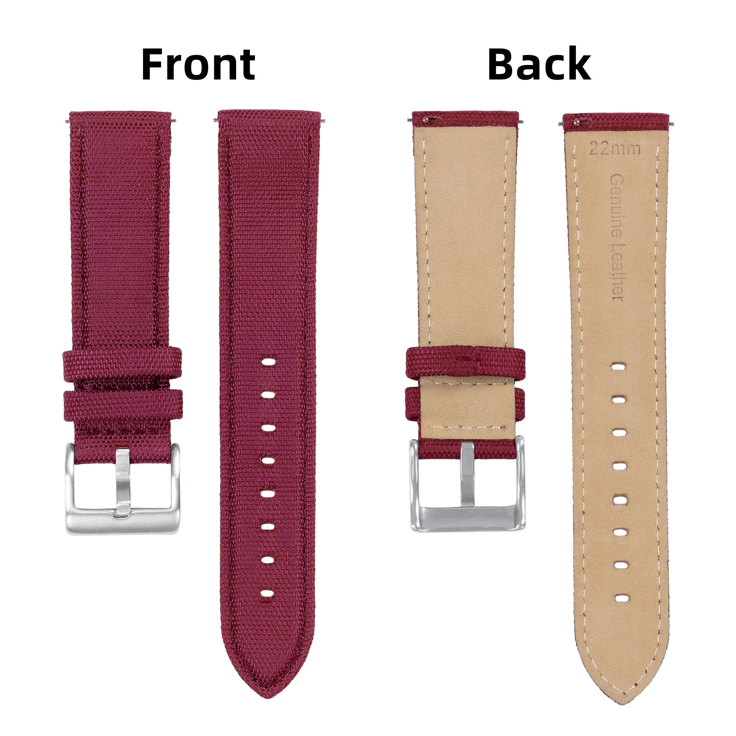 Reasonable Polyurethane 22 mm Watch Band Replacement RLX1079_K0014972