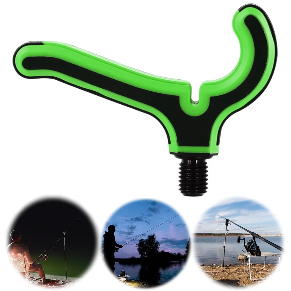 Fishing Rod Holder 3/8inch Thread Feeder Rod Rest Head Pole Stand Holder Fishing Accessories