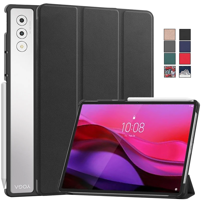 Premium Trifold Leather Hard Stand Cover