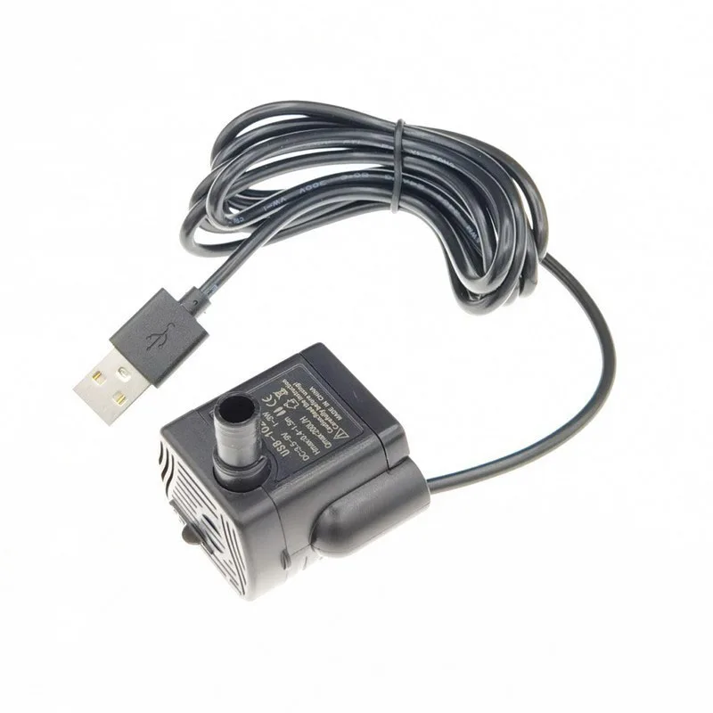 Pompe à eau USB 5V, 200L/H, filtre de radiateur, faible bruit, moteur sans balais, accessoires réglables, SubSN