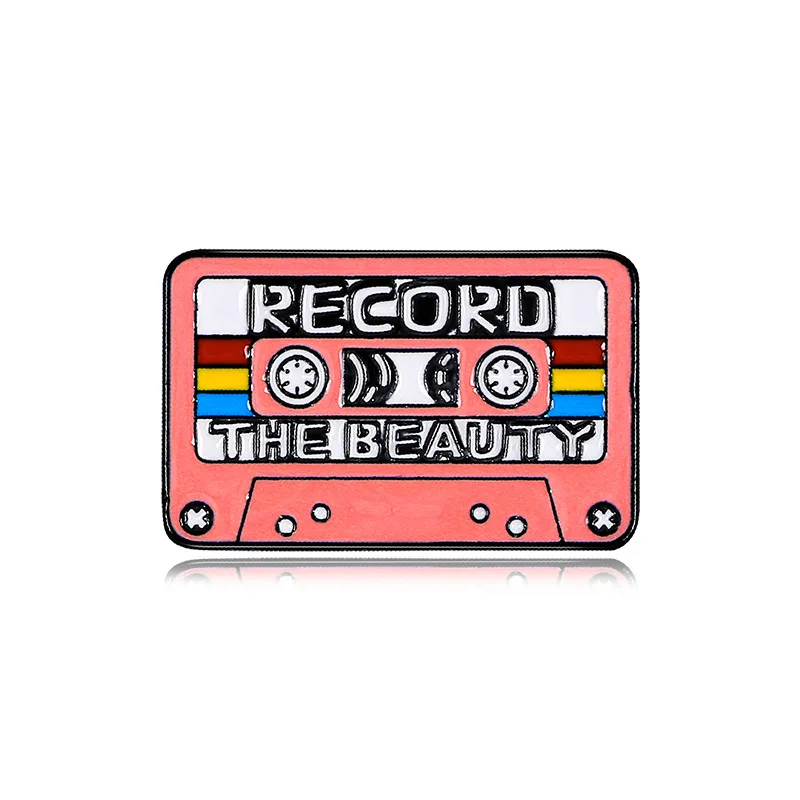 90S Retro Cassettes Email Pins Custom Muziekbanden Broches Revers Badges De Magnus Archieven Punk Sieraden Cadeau Voor Vrienden  36