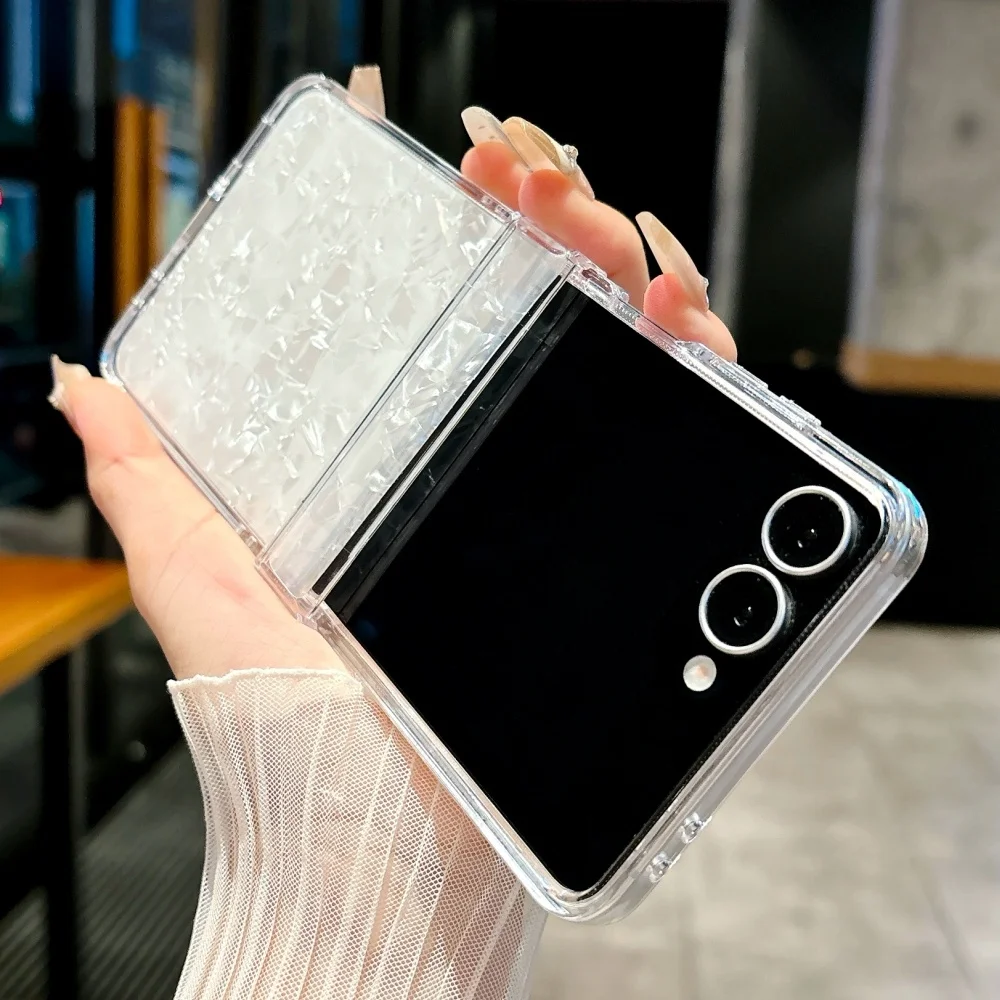 Luxury Aurora Laser Shell Pattern Shockproof Case