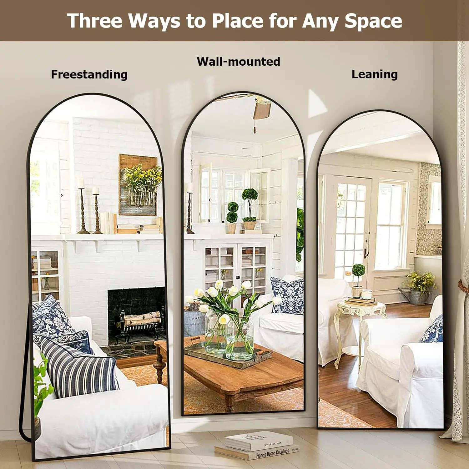 21x64" Arched Full-Length Mirror 5