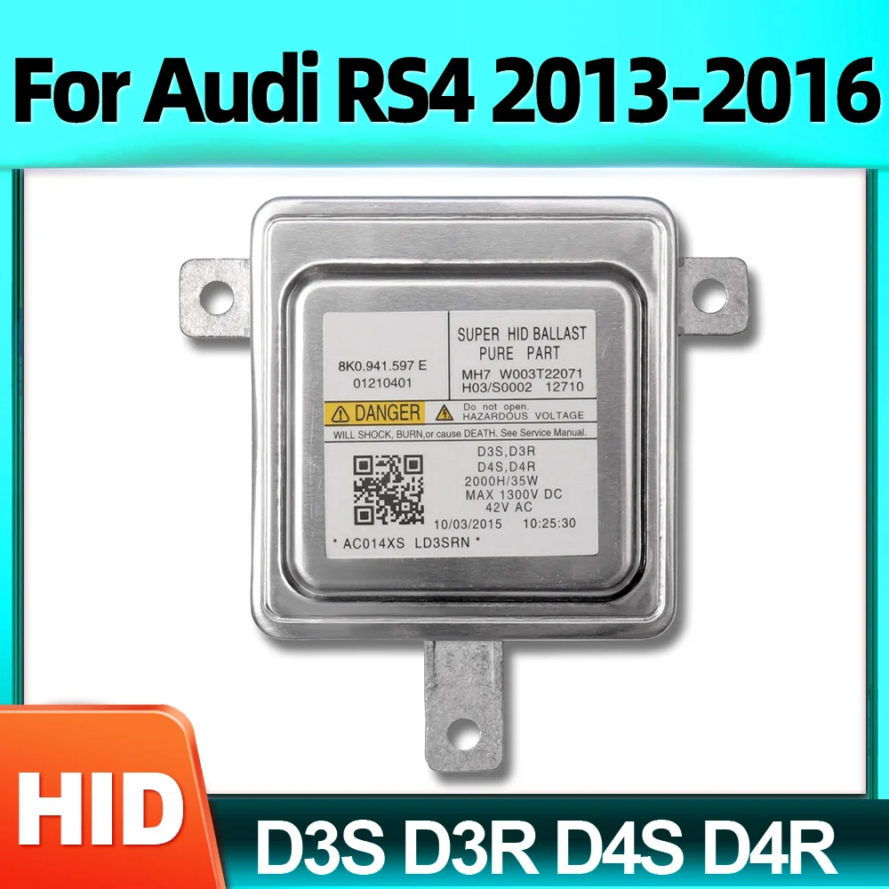 

D3S D3R Car HID Xenon Headlight Ballast OEM 8K0941597E D4S D4R Xenon Headlamps Ballast For Audi RS4 2013 2014 2015 2016