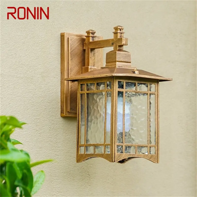 

RONIN Classical Outdoor Wall Lamp Waterproof IP65 Retro Sconces LED Lighting Decorative for Home Porch