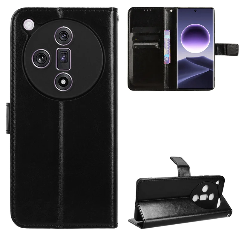 Per Oppo Find X7 Trova X7 Cover Luxury Flip Pu Leather Wallet Lanyard Stand Case Per Oppo Find X7 Protect Phone Bags
