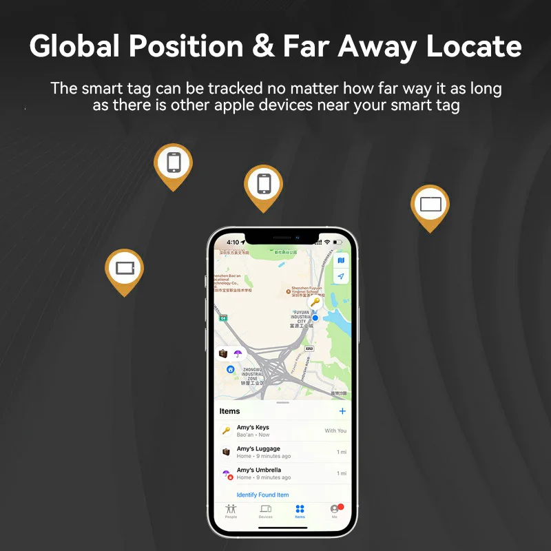 a Apple Find My APP, Localizador de