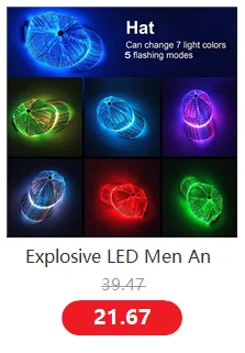men’s winter knit beanie hat with a neon blue led hat men’s glowing wireframe design and multiple flashing light modes.