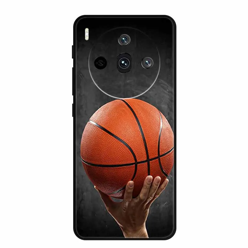 Sleek Black Silicone Fashion Phone Case – 6.78 Soft Back Cover