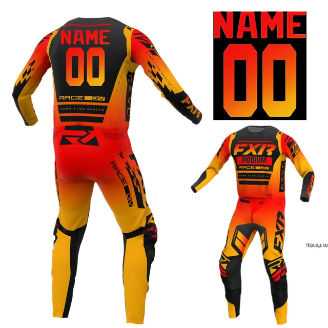 Motocross Jersey 'RACE' Orange – OMXGraphics