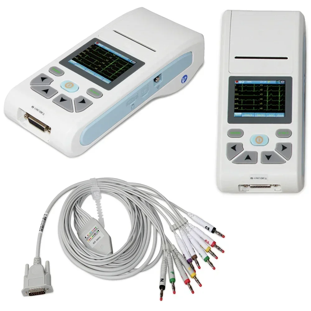 CONTEC 12-Channel ECG/EKG Machine Electrocardiograph, PC Software, Touch Screen ECG90A