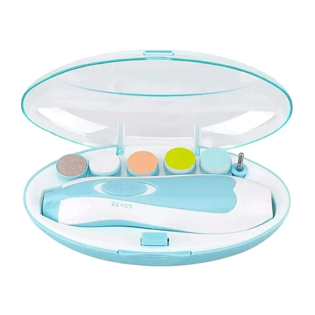 BabyElectricNailCutterNailKidsInfantNailCareToolManicureSet