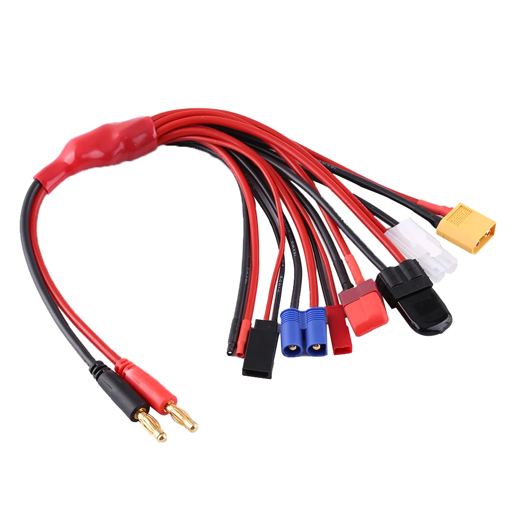

SOONHUA 8 In 1 Multifunctional Convert Charger Cable Line Converters Lipo Battery Charging Plug Connector For IMAX B6 Charger