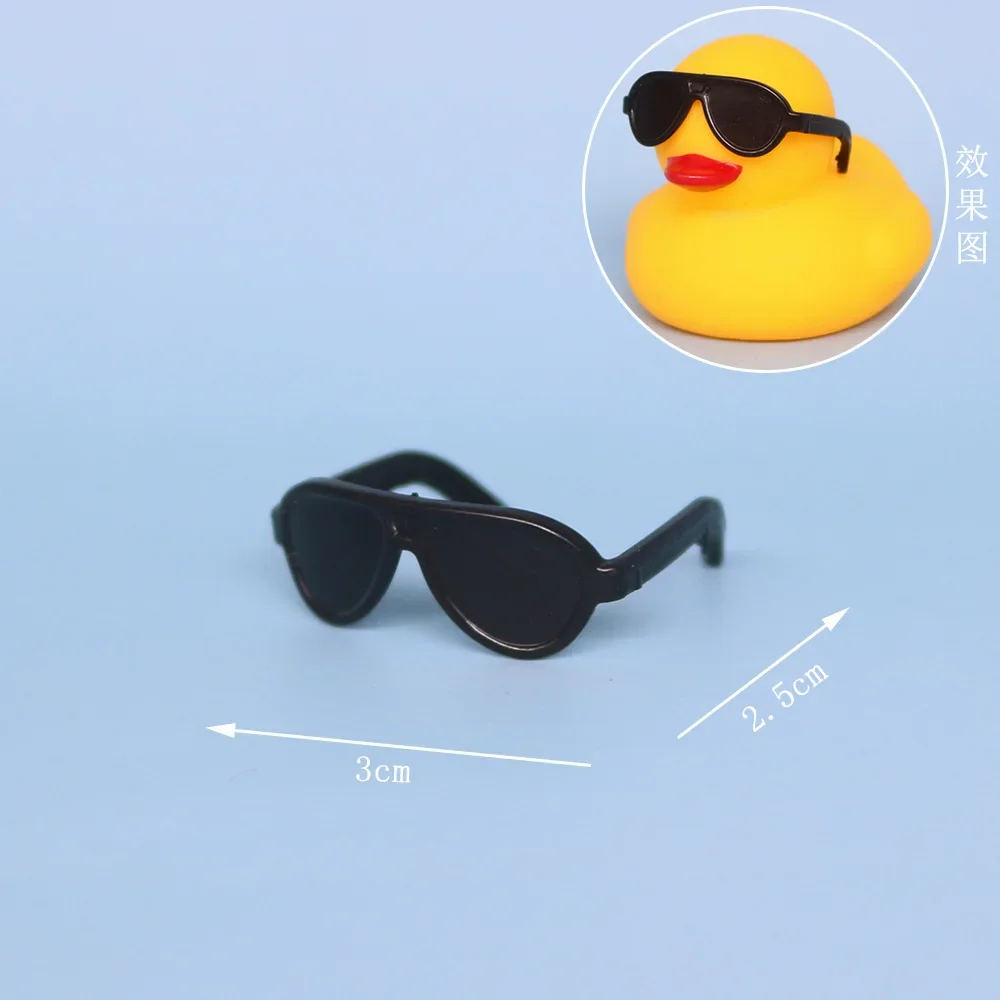 고무 오리 스카프 선글라스 목걸이, 고무 오리 DIY 액세서리, 자동차 장식, 도매
