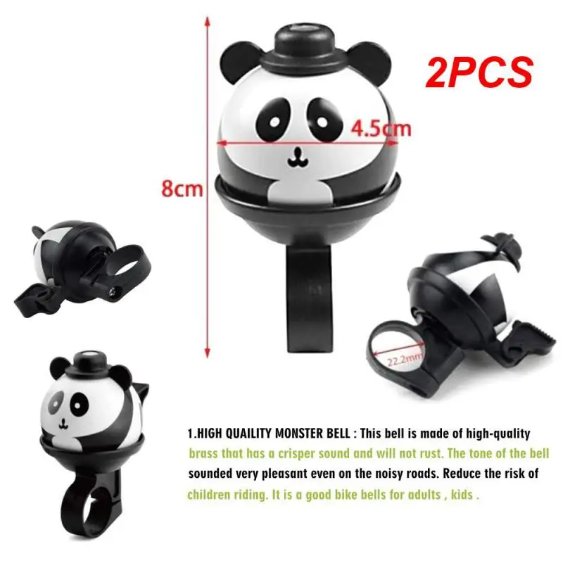 

2 шт. гудок прочный красивый модный детский четкий наружный колокольчик портативный простой езды практичный милый пухлый Дун