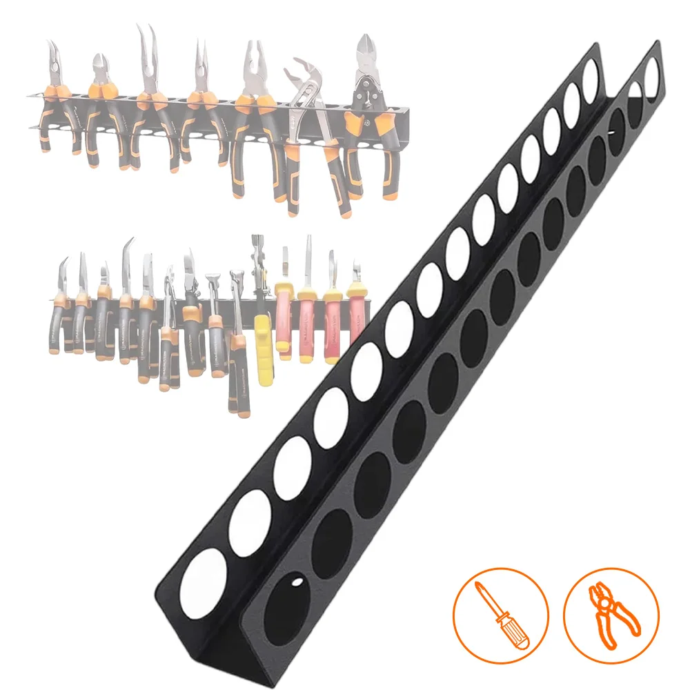 Wall Mount Metal Wrench Screwdriver Organizer Tool Holder Wall Organizer Mount for Vice Wrench Plier HardwareTool Storage,tool organizer,wrench organizer,wrench holder,screwdriver organizer,power tool holder,plier organizer
