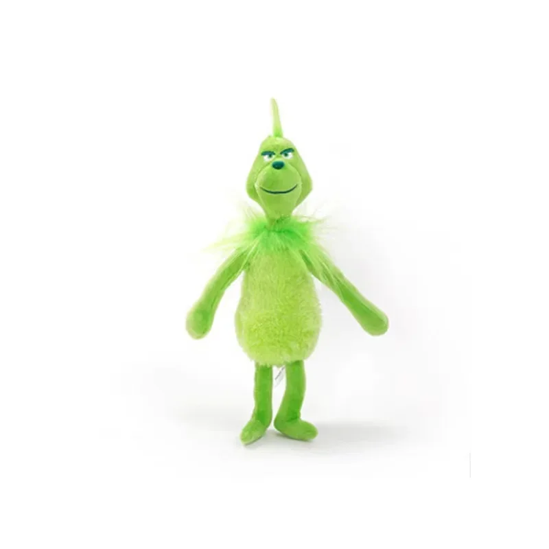 Grinch Plush Toy - Cartoon Style Holiday Decor and Gift