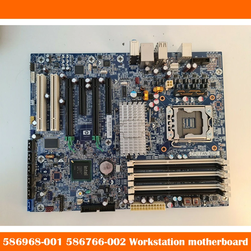 

For HP Z400 X58 Workstation Motherboard Supports 1366 Six Cores 586968-001 586766-002