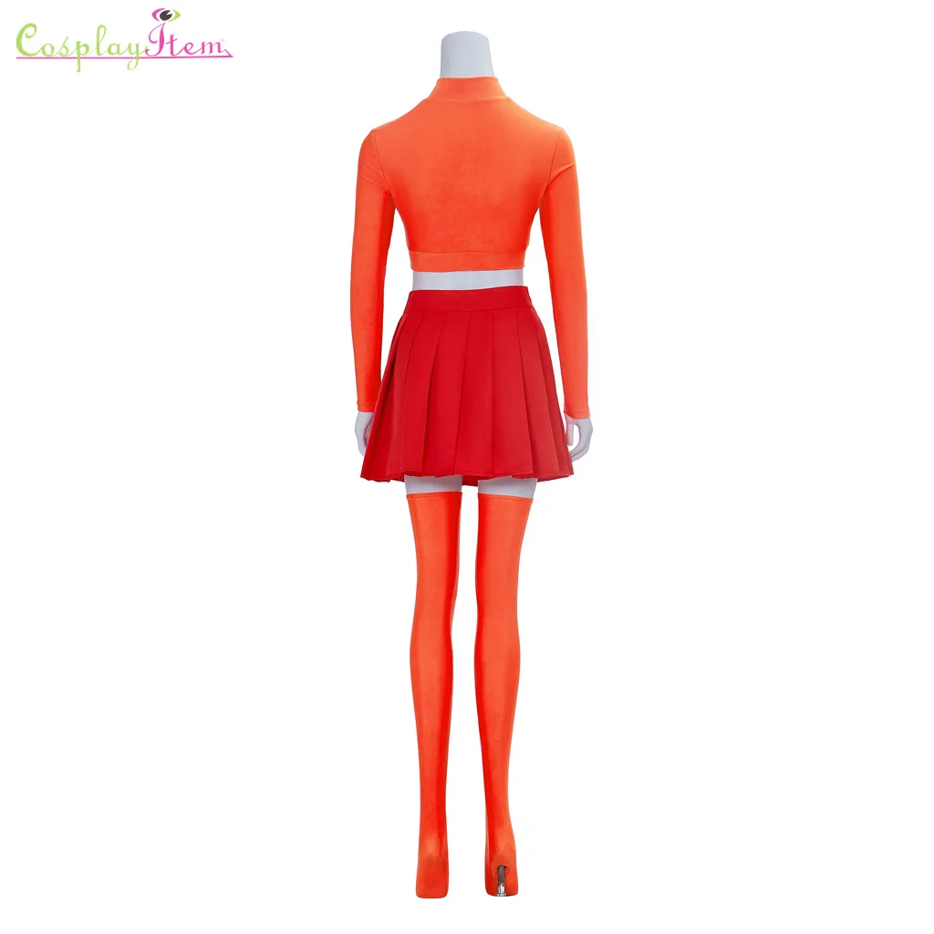 New Velma Cosplay Costume Movie Character Velma Uniform Crop Top