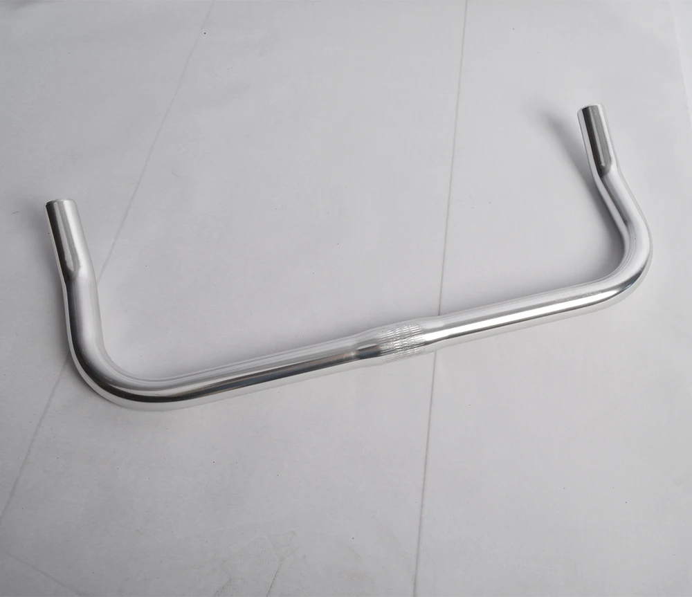 Fixie-Guidon de vélo de route en alliage d'aluminium à vitesse unique, pièces de guidon, assistance de vélo de piste, TT, 25.4mm, 420mm