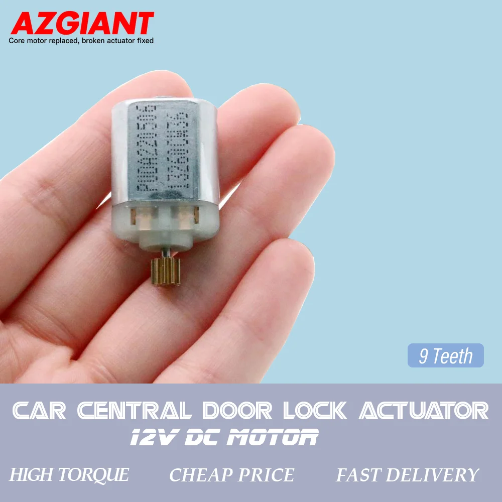 Azgiant 1-5Pcs 9 Denti 8J2837015C Per Audi S5 A5 A4 Automotive Central Lock Attuatore 12V Dc Motor Engine Repair