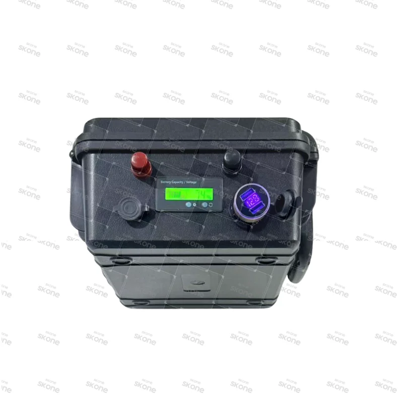 12V LiFePO4 Rechargeable Battery 60Ah-200Ah with BMS and Charger