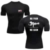 Sports Tight T-shirt Anime Men's Compression Tshirt Fitness Sport Running Tight Gym TShirts Athletic Quick Dry Summer Tops Tee 3