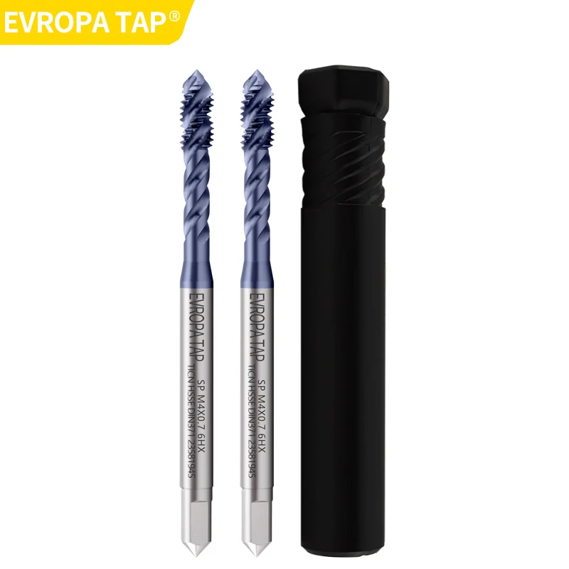 EVROPA TAP HSSE-M35 M42 DIN 371 표준 나선형 플루트/포인트/포밍 탭(TICN 코팅 포함) M2 M2.2 M2.3 M2.5- M10