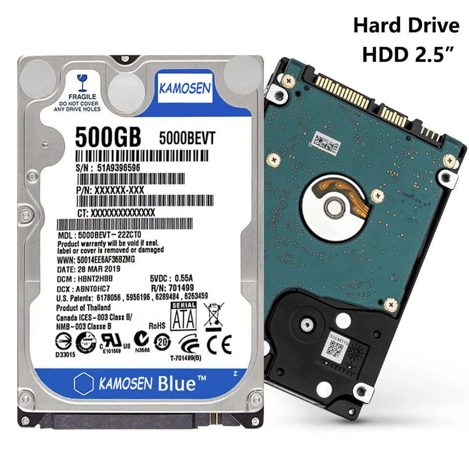 160gb 250gb 320gb 500gb 1tb 2tb Internal Laptop Hard Drive Laptop PC Component 2.5HDD SATA2-SATA3 8mb / 32mb 5400RPM-7200RPM hdd